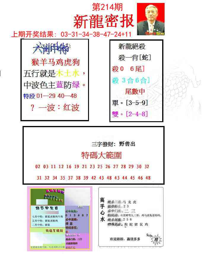214期新龙密报[图]
