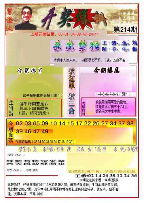 214期开奖爆料(新图推荐)[图]