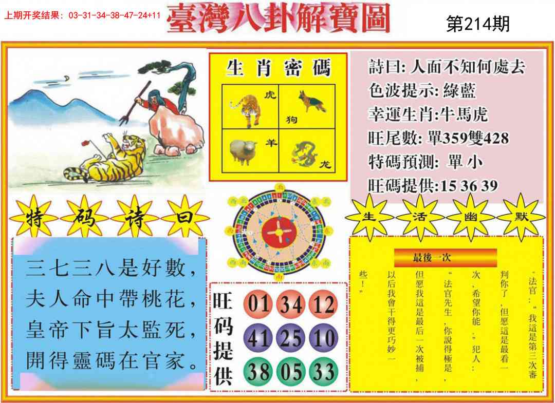 214期台湾八卦解宝图[图]