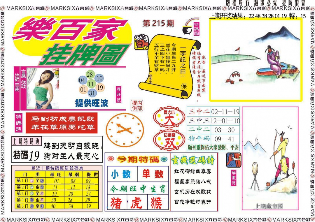215期乐百家挂牌图[图]
