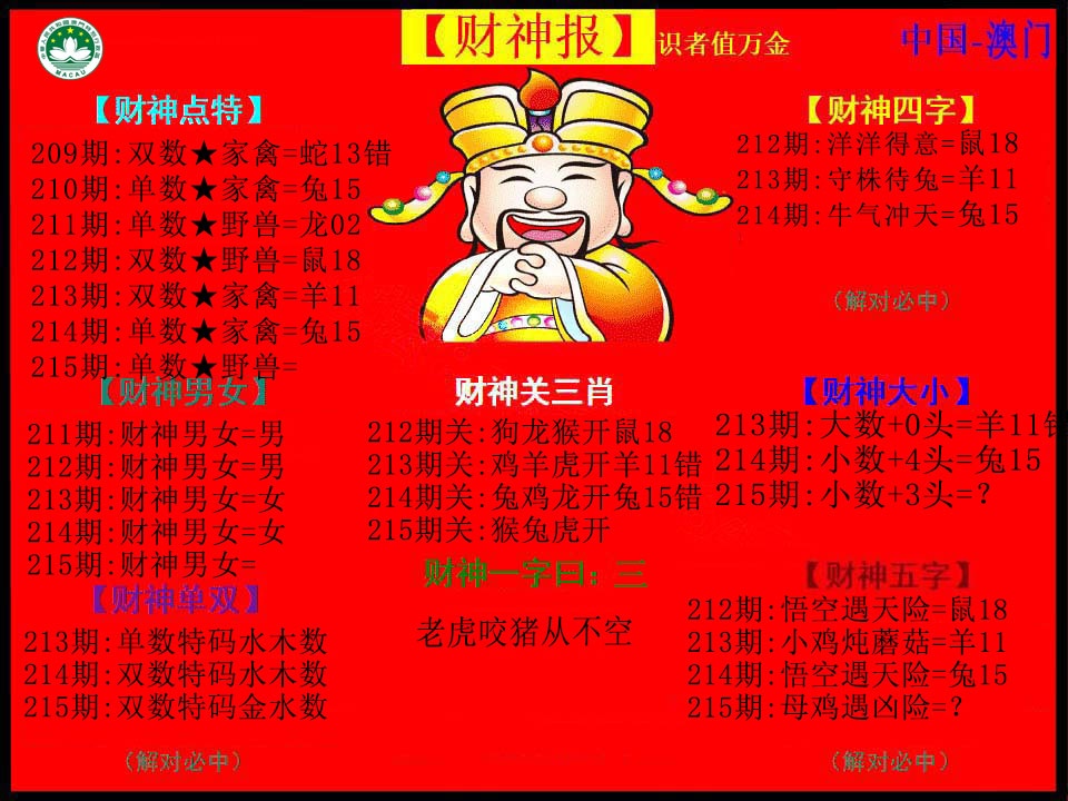 215期红财神[图]