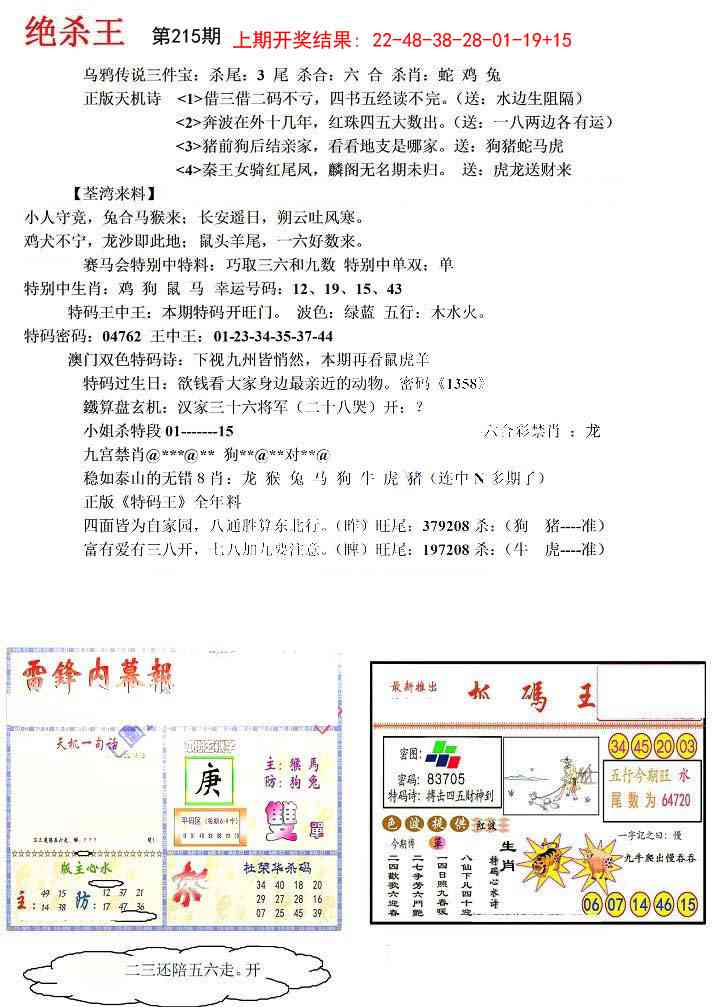 215期蓝天报(绝杀王)[图]