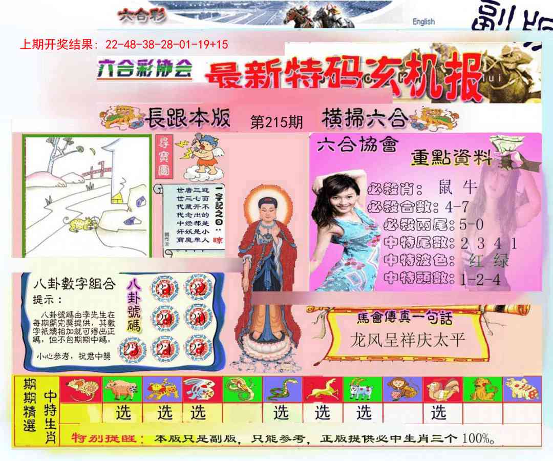 215期九龍内幕玄机报[图]