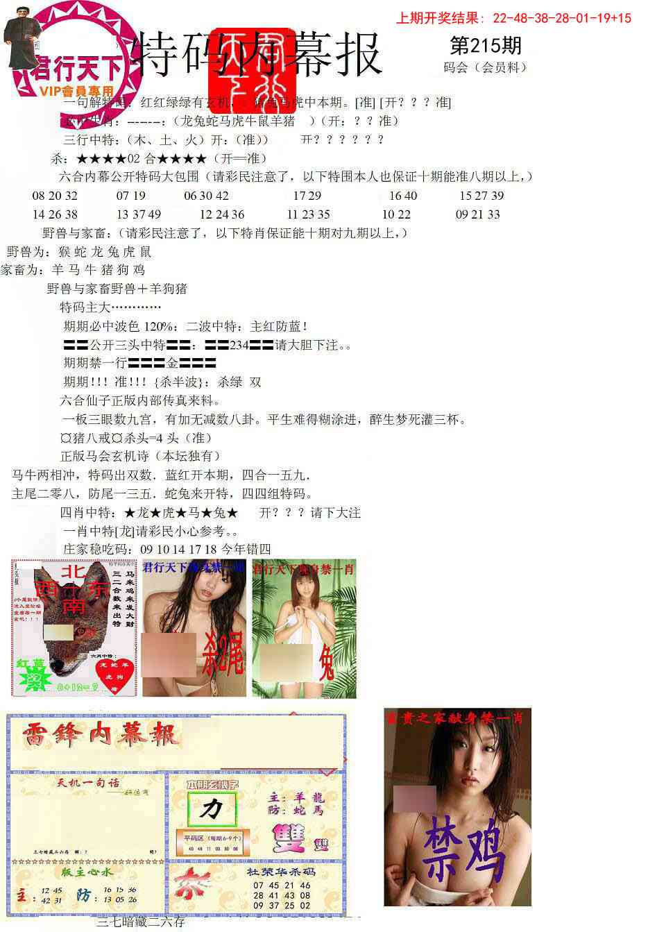 215期特码内幕报[图]