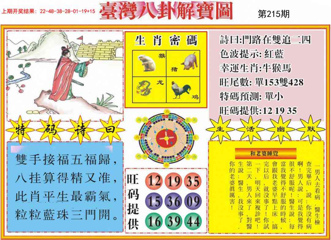 215期台湾八卦解宝图[图]