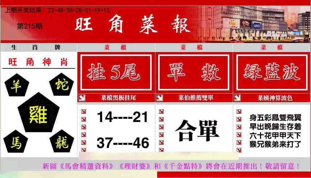 215期旺角菜报[图]