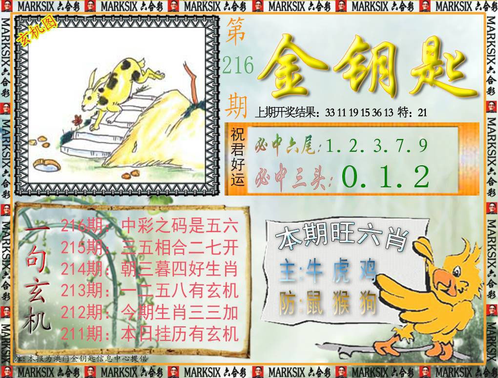 216期金钥匙[图]