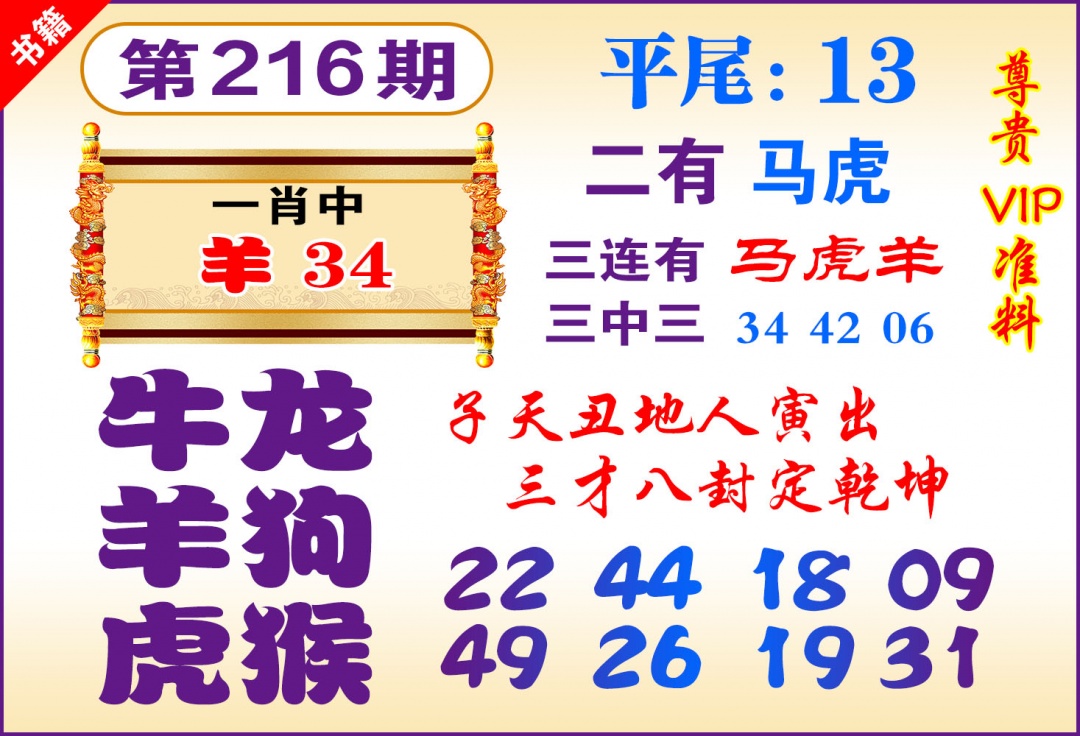 216期澳门九龙天书[图]