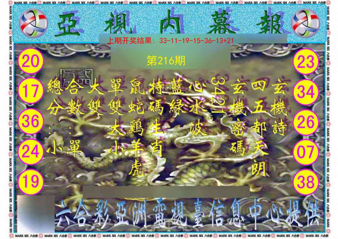 216期亚视内幕报[图]