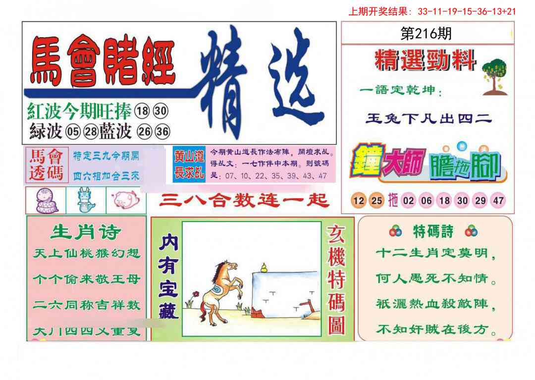 216期赌经精选[图]