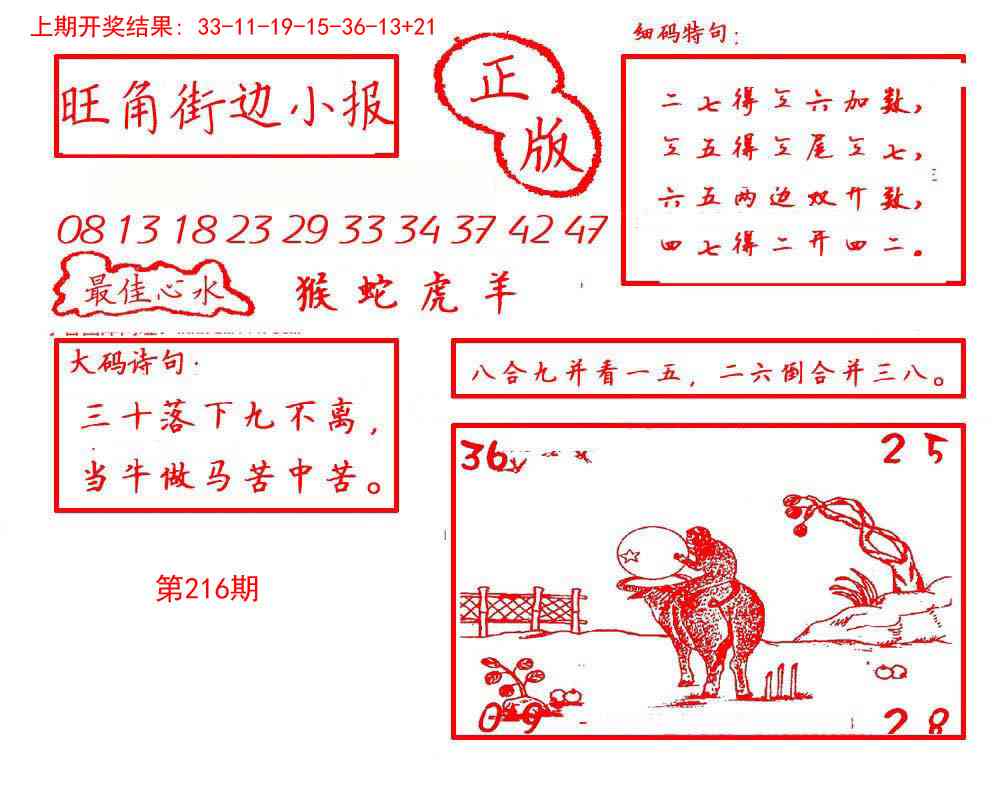 216期旺角街边小报[图]