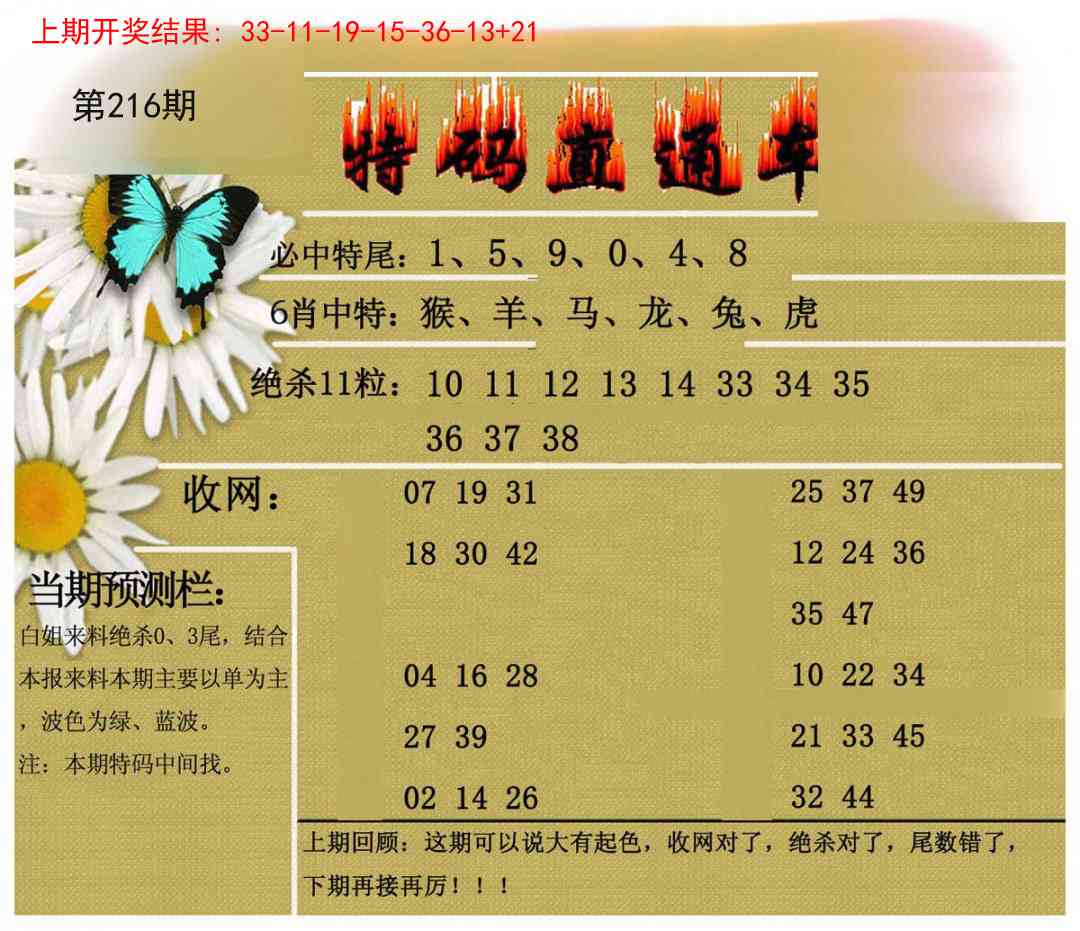 216期特码直通车[图]