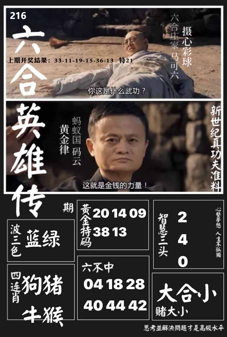 216期六合英雄传[图]