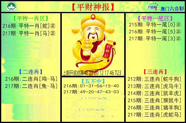 217期平财神[图]