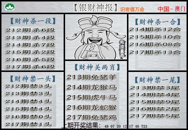 217期银财神[图]