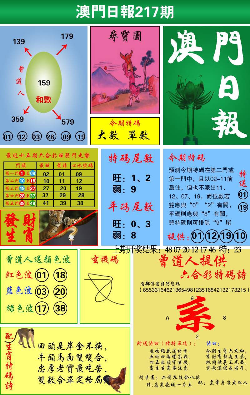 217期澳门日报[图]
