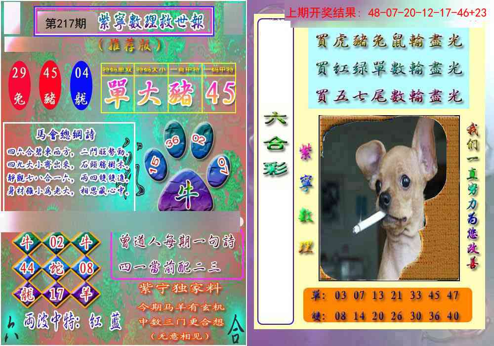 217期数理救世报[图]