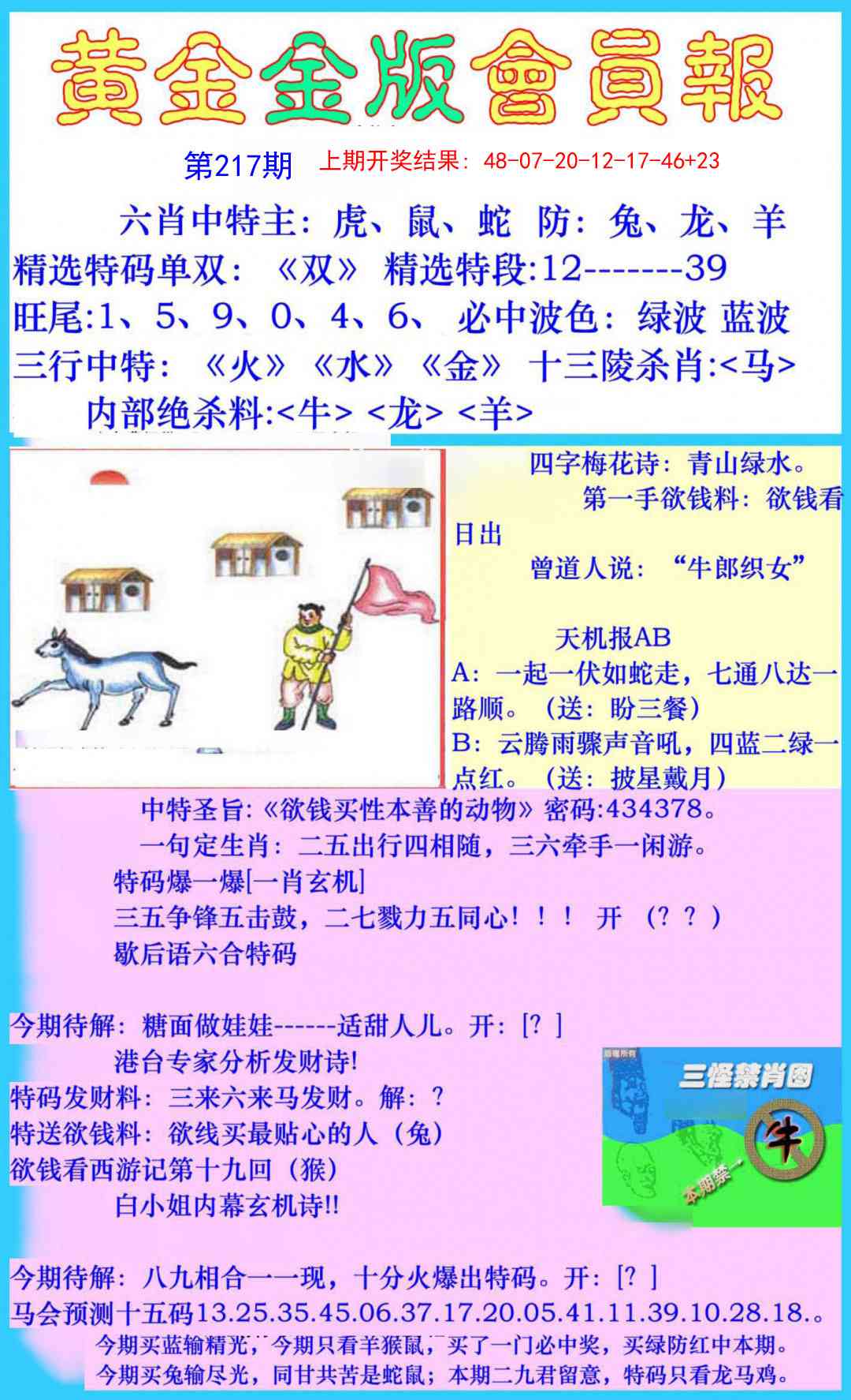 217期黄金金版会员报[图]