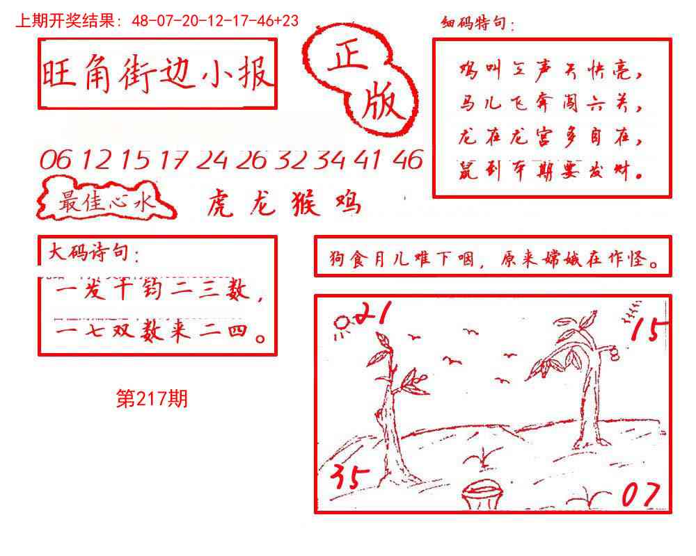 217期旺角街边小报[图]