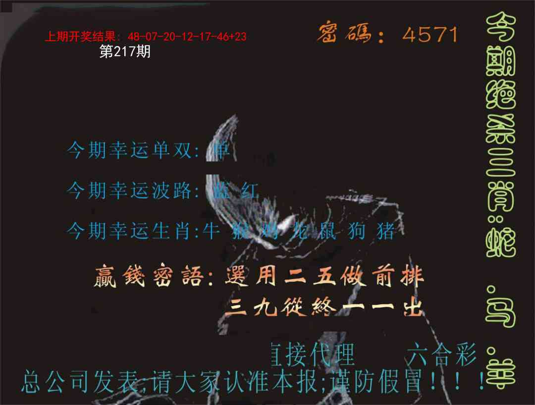 217期特码报[图]