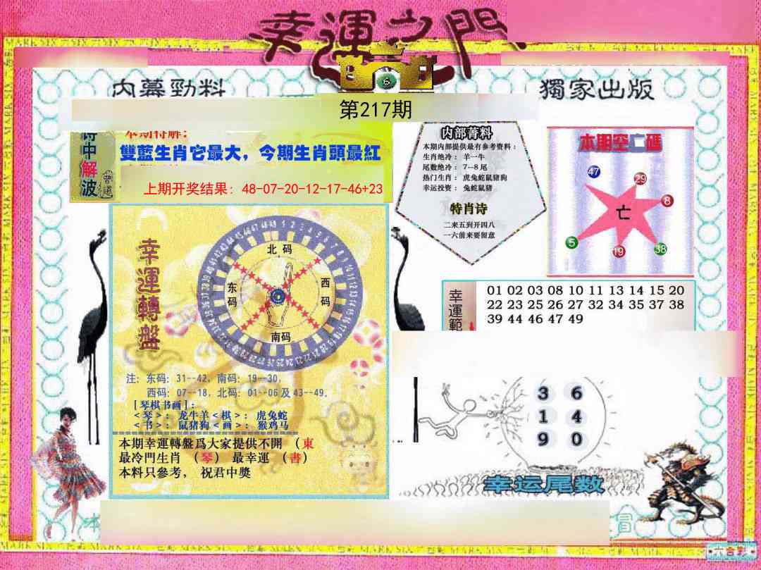217期幸运之门[图]