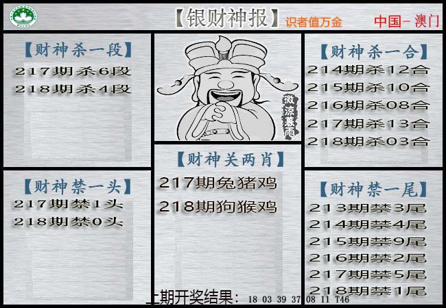 218期银财神[图]