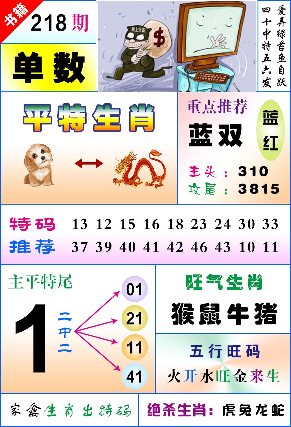 218期澳门风水平特[图]