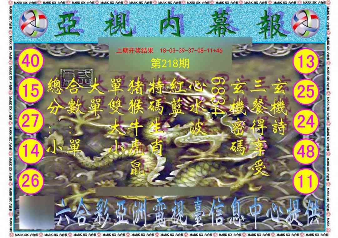 218期亚视内幕报[图]