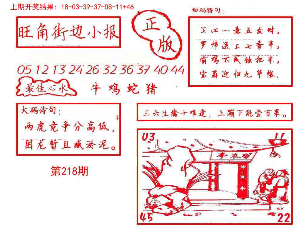 218期旺角街边小报[图]