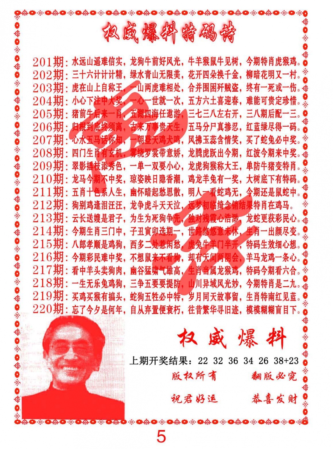 219期权威爆料特码诗[图]