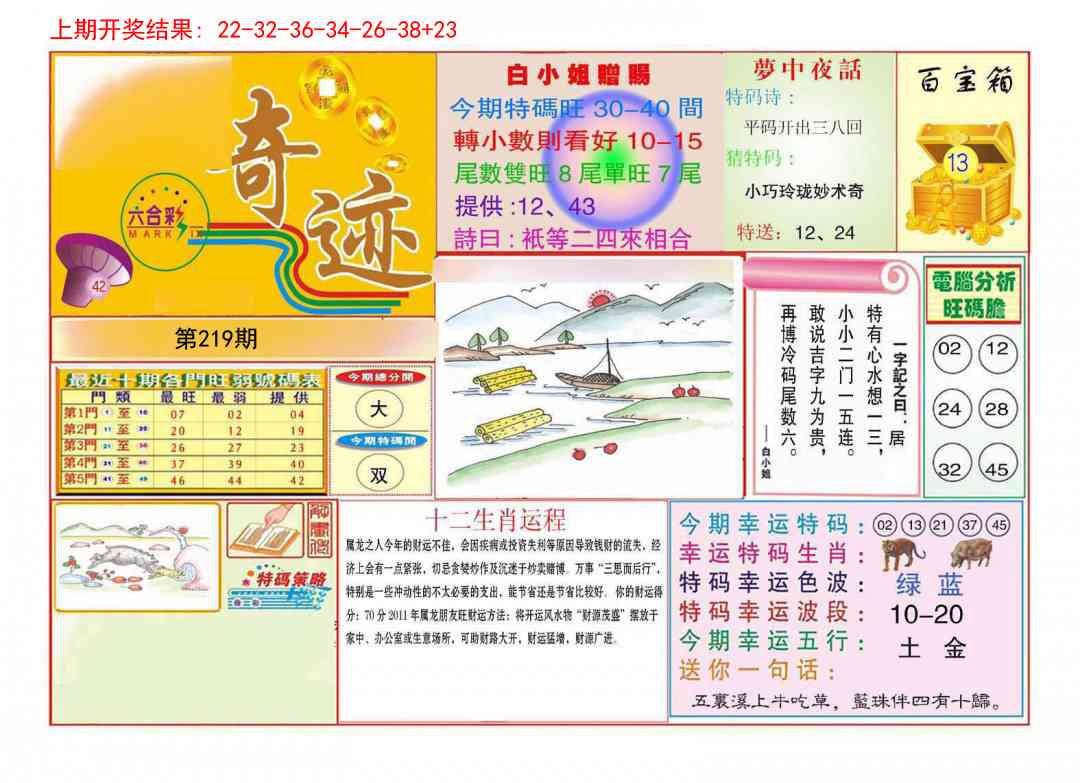 219期九龍奇迹A(推荐)[图]