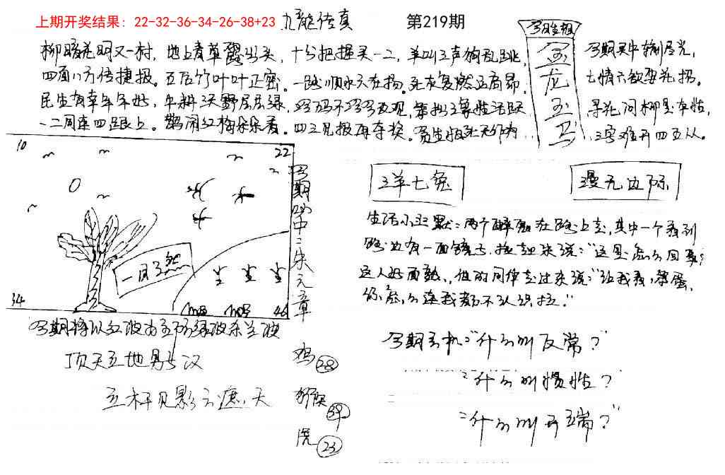 219期手写九龙内幕[图]