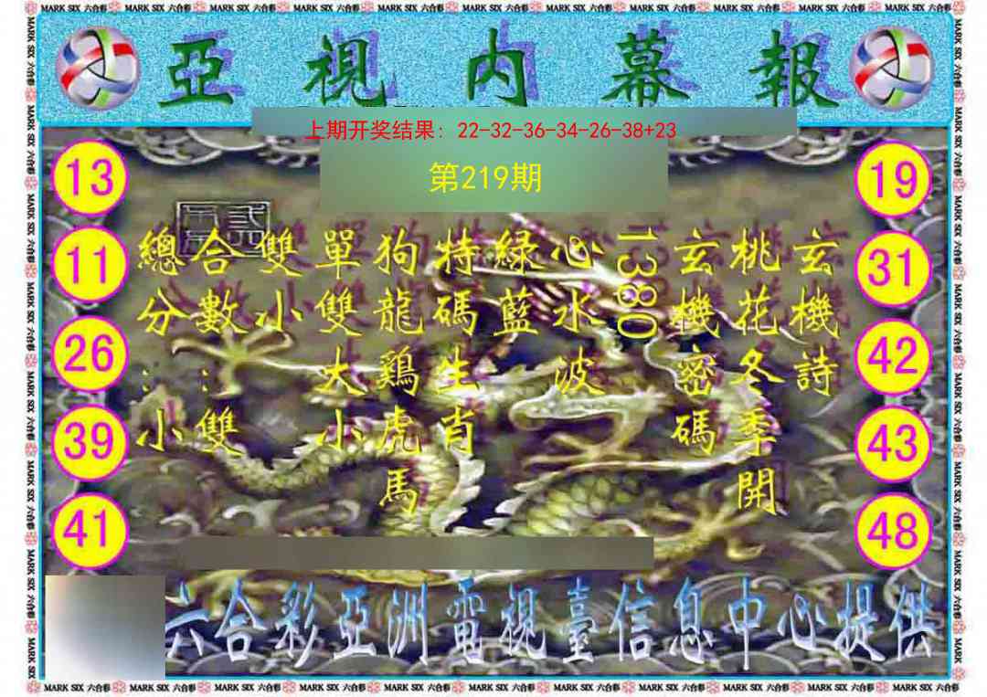 219期亚视内幕报[图]