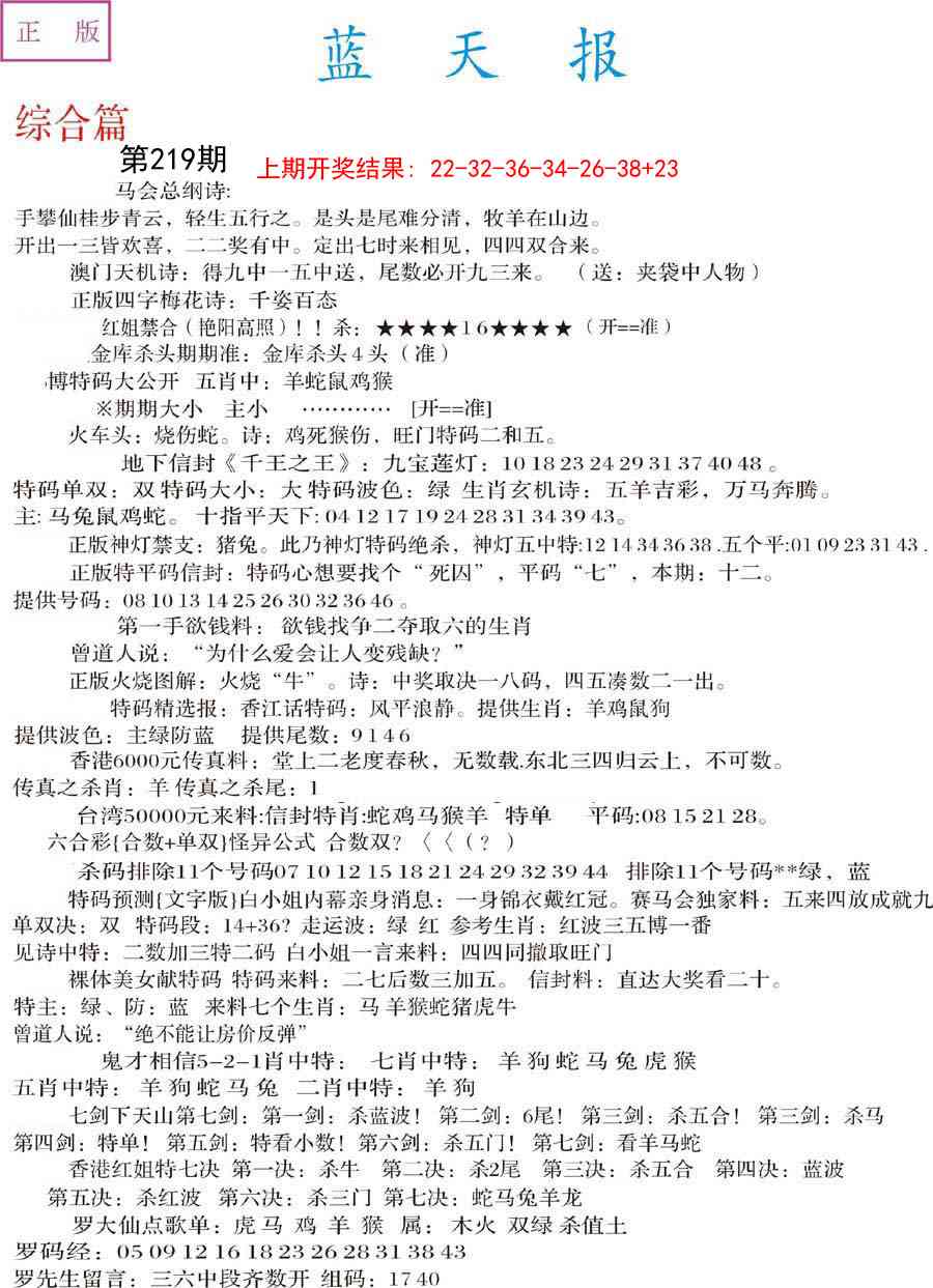 219期蓝天报A[图]