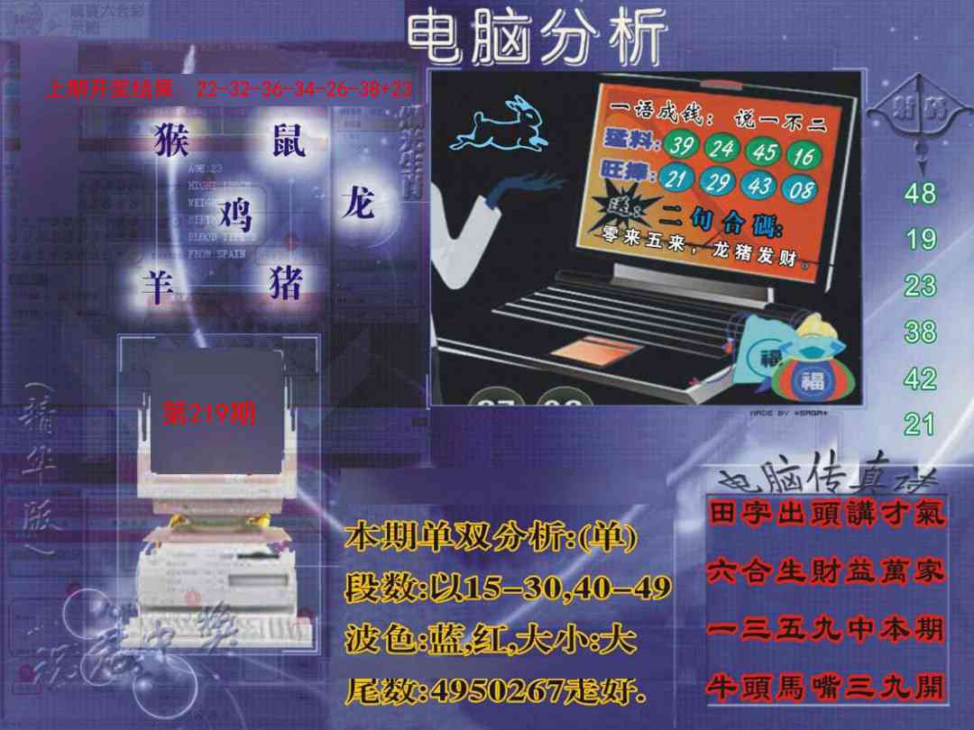 219期正版电脑分析贴士報[图]