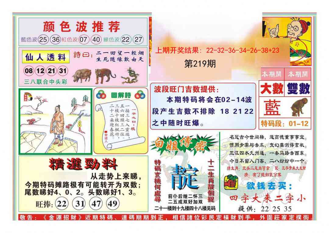 219期金运招财[图]