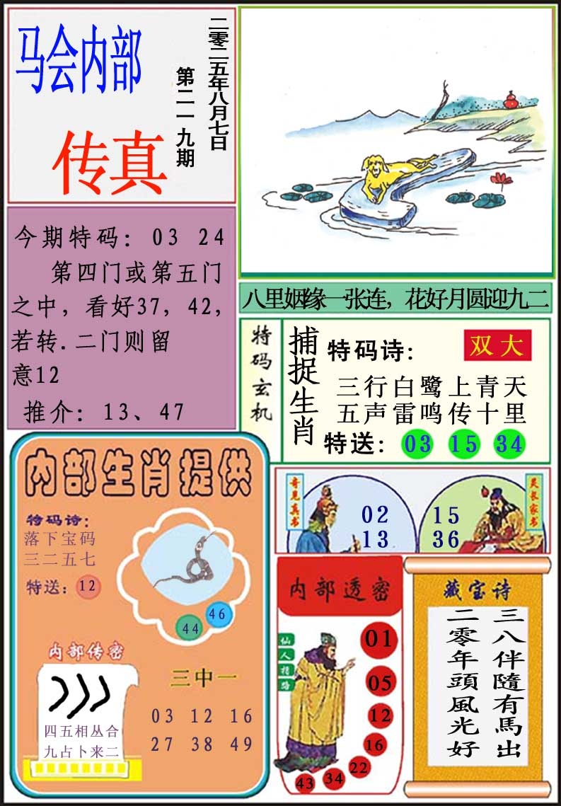 219期马会内部传真[图]
