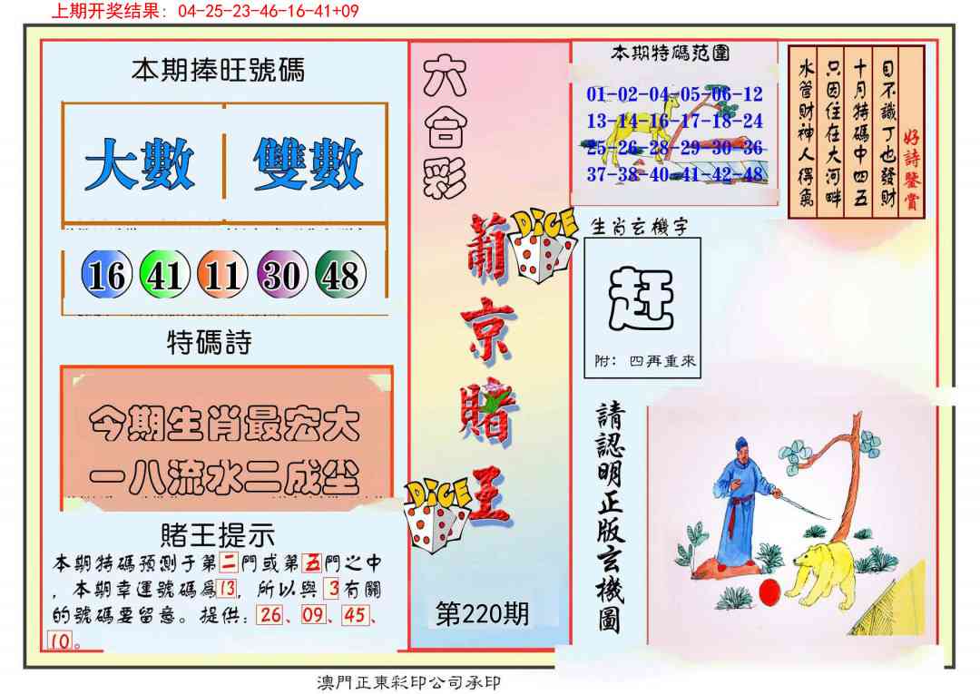 220期葡京赌王彩[图]