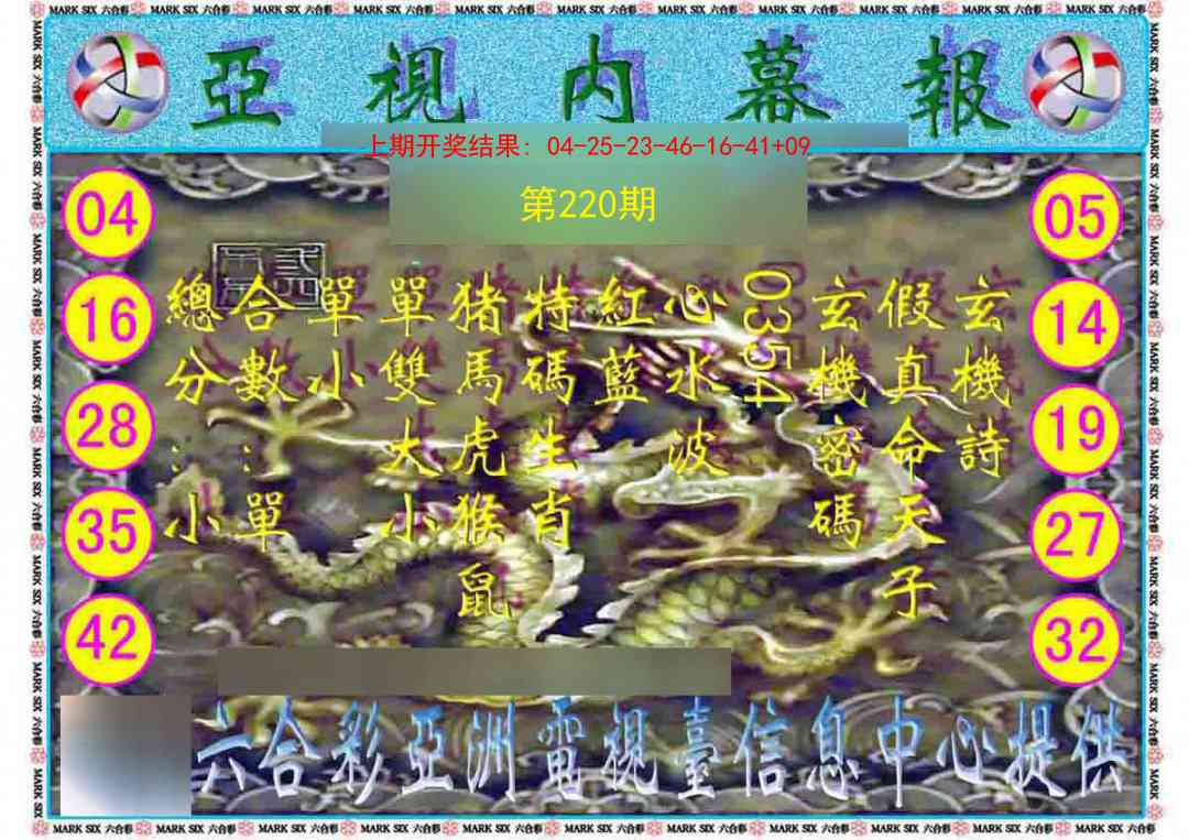 220期亚视内幕报[图]