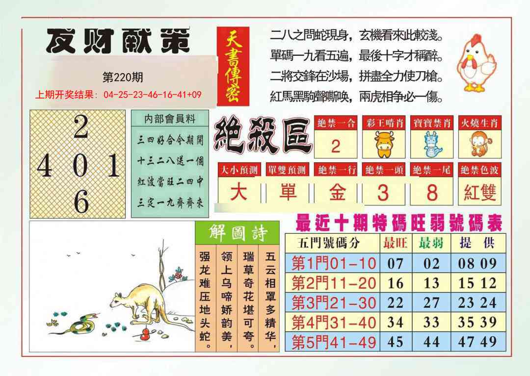 220期发财献策[图]