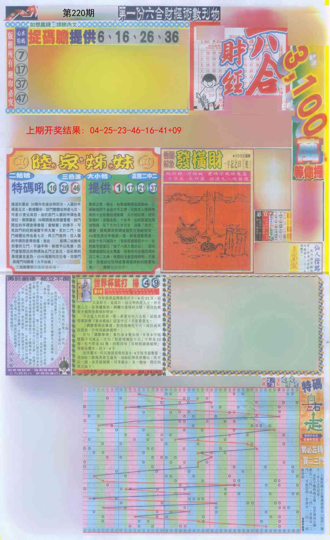 220期六合财经A加大版[图]