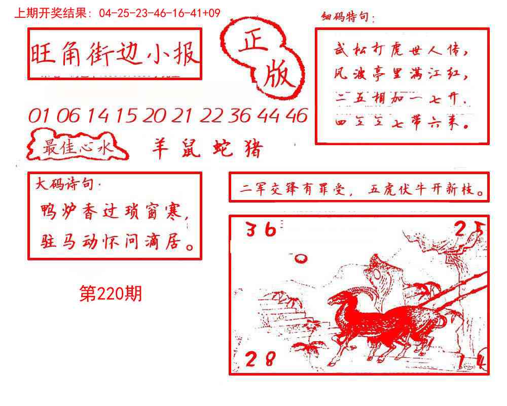 220期旺角街边小报[图]