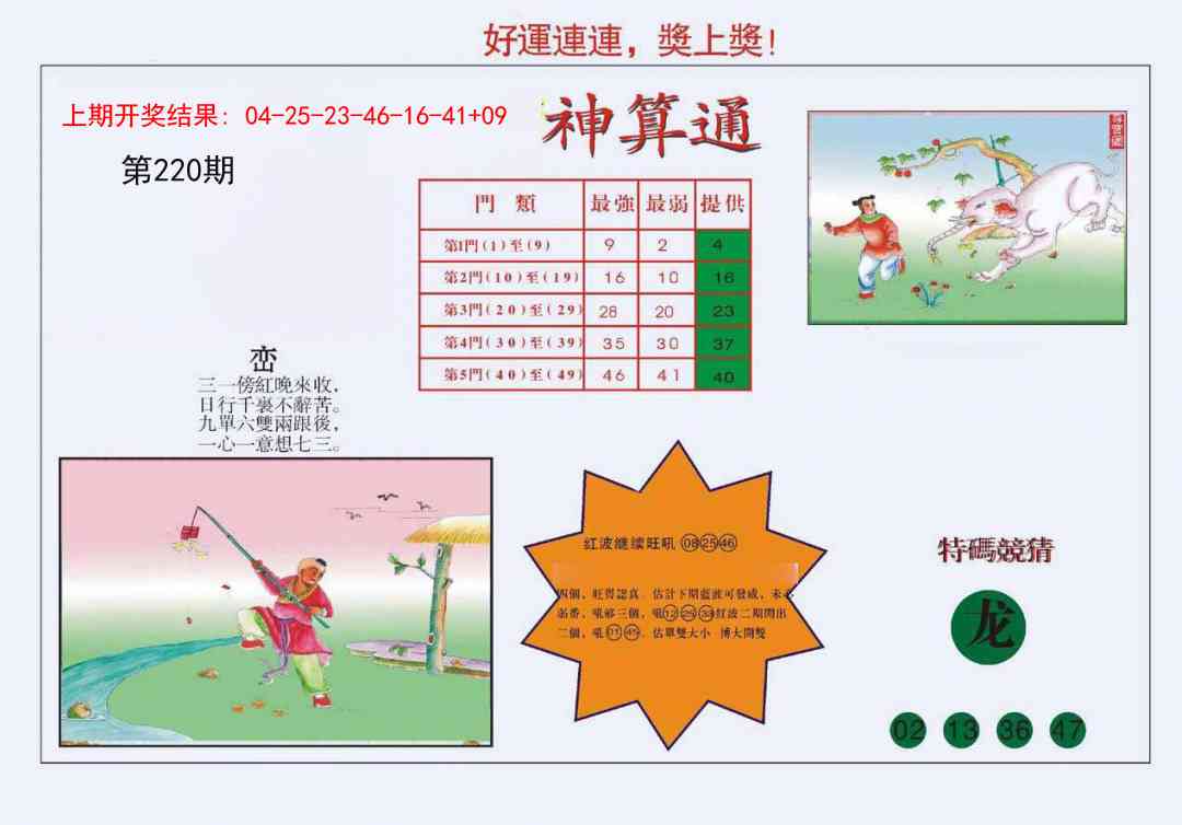 220期4-台湾神算[图]