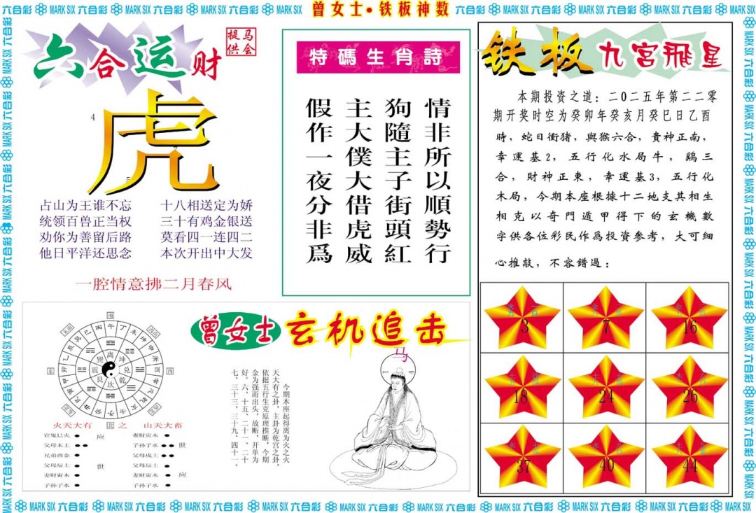 220期曾女士铁板神数B[图]