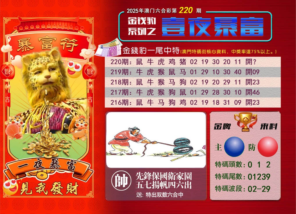 220期一夜暴富[图]
