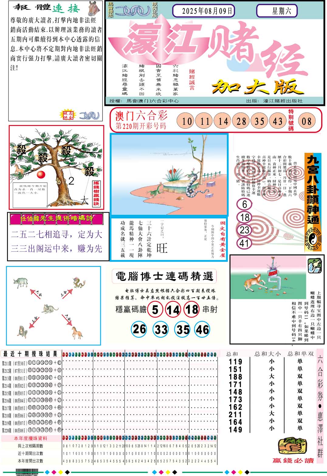 221期濠江赌经A加大版[图]