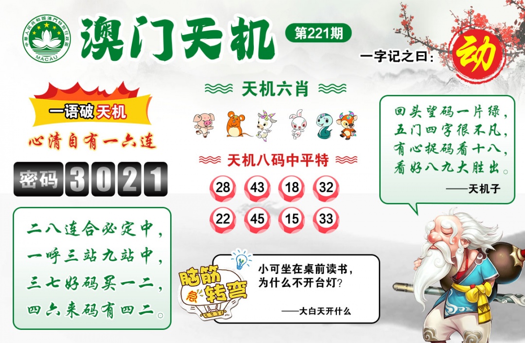 221期澳门天机[图]