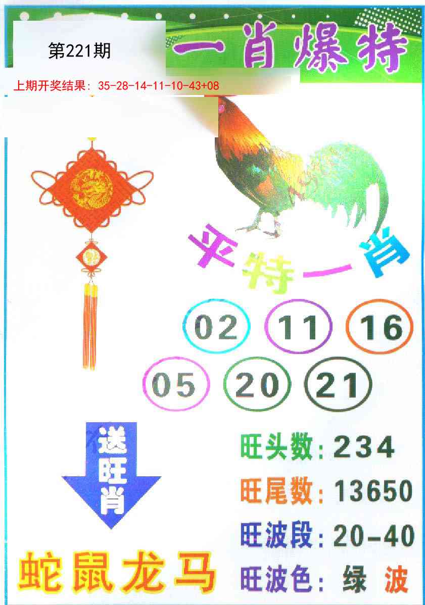 221期一肖爆特[图]