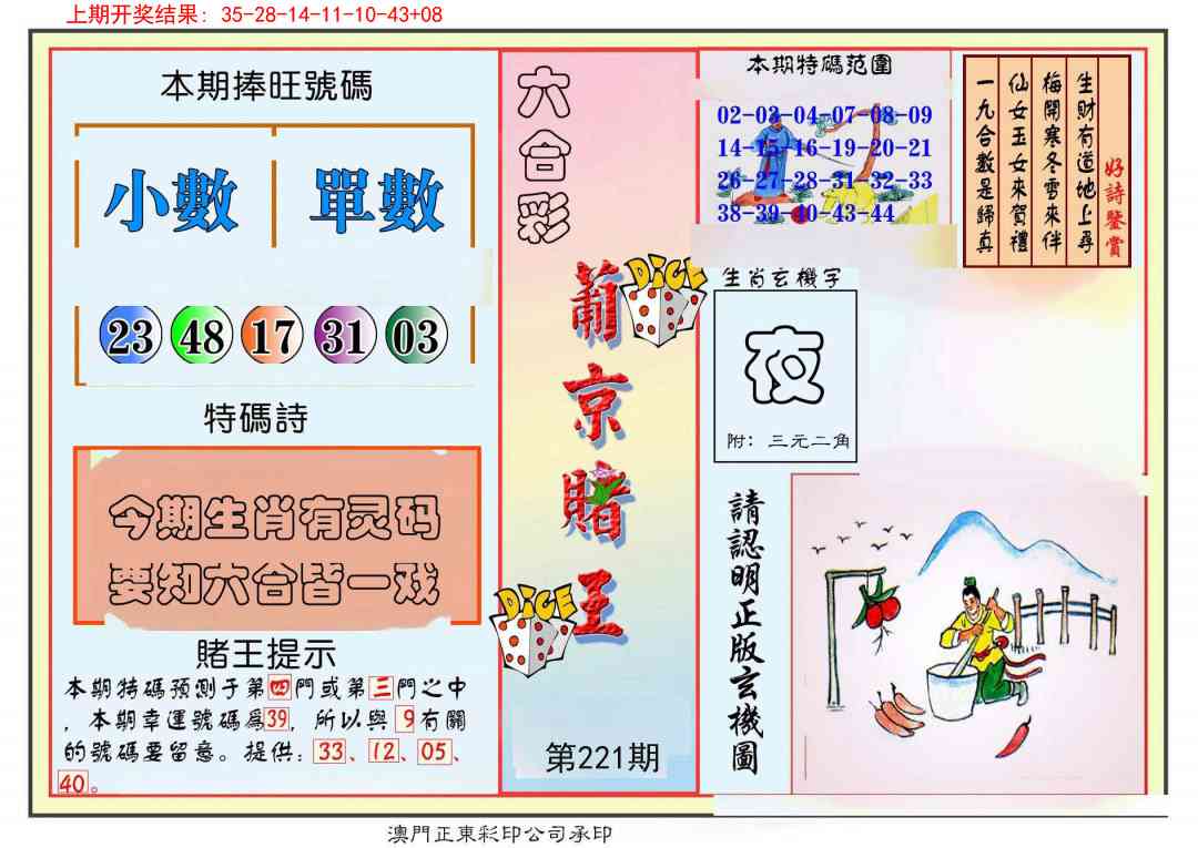 221期葡京赌王彩[图]