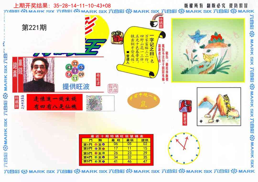 221期心水特码(信封)[图]